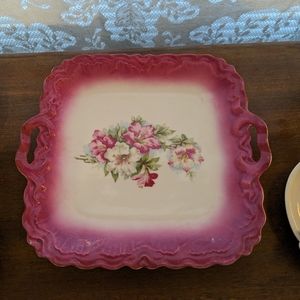 Vintage Floral platter B03